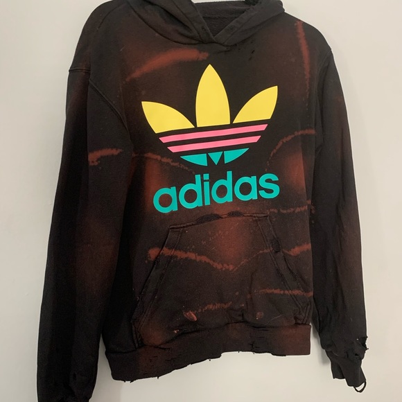 adidas Tops - ADIDAS - Tye Dye Logo Sweatshirt